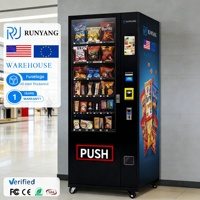 Distributeurs automatiques de collations intelligentes RUNYANG personnalisés pour les articles de vente au détail, distributeurs automatiques pour aliments et boissons