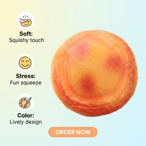 Fluid <b>Egg</b> Tart PU Squishy Funny Novelty Squeeze Anxiety Relief Cheap <b>Toy</b> for Street Stall Wholesale - Product Image 5