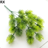 Branche et feuilles de pin artificielles pour décoration intérieure, fausse verdure, plante verte suspendue pour le Nouvel An et la Fête des Mères