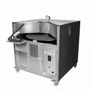 High Quality Commercial Gas Pizza Naan Tandoori Lebanese Pita Bread Auto Rotation Bred Naan Baking Oven For Sale