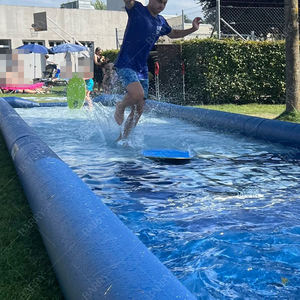 Precio al por mayor de fábrica, Skimboard de agua inflable, rampas de patín, pista para juegos deportivos, Skimboard inflable, piscina - Product Image 4