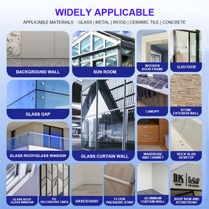 ग्लास ग्लेज़िंग सामान्य उद्देश्य लचीला वेदरप्रूफ ग्लास के लिए पारदर्शी GP सिलिकॉन सीलेंट साफ चिपकने वाला साफ चिपकने वाला - Product Image 2