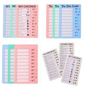 Tabla de tareas en blanco, tabla de planificación de tareas de rutina diaria, tabla de planificación de lista de verificación para niños - Product Image 2