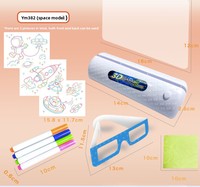 Tableau lumineux 3D magique pour grands enfants, tableau de dessin 3D coloré, kit de dessin et de traçage, jouets pour filles et garçons, cadeaux