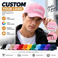 Casquettes de baseball vintage en sergé 100 % coton à 6 panneaux, personnalisables, unisexe, ajustables, avec fermeture snapback, vente en gros, petites commandes acceptées