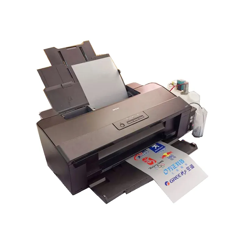 Impresora Digital Dtg, nueva tecnología, en camiseta, tamaño A3, solución de impresión de película Pet de escritorio para impresora Epson Dtg L1800