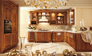 Kejia ห้องครัวหรูหรา,ตู้ครัวไม้เนื้อแข็งแบบกำหนดเองตู้มุมห้องครัว - Product Image 3