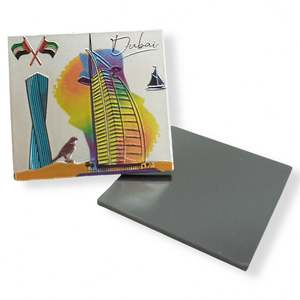 Nouveauté Aimants de réfrigérateur en aluminium personnalisés souvenirs de Dubaï, Vienne, Pologne - Product Image 2