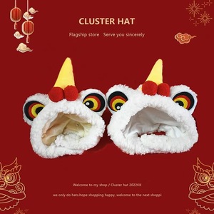 Sombreros para gatos, diademas para perros, accesorios para la cabeza de mascotas, disfraces de tigre y león para el Año Nuevo - Product Image 2