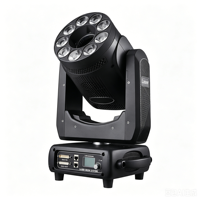 Projecteur de scène LED 10W RGB à tête mobile avec laser