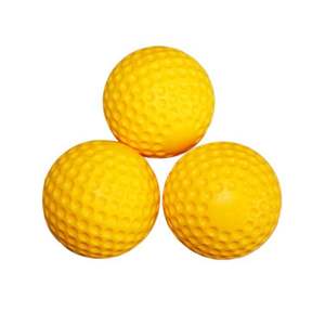 Pelotas de Práctica para Máquina de Lanzamiento de 9 Pulgadas, Extra Duras, Amarillas con Hoyuelos, para Entrenamiento de Cricket - Product Image 2