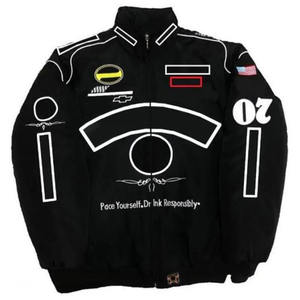 Men's Coats <strong>F1</strong> Racing Suit <strong>Ferraris</strong> Team Riding Suit Loose Casual Motorcycle Cotton Clothing Embroidered Men's <strong>Jackets</strong> - Product Image 6