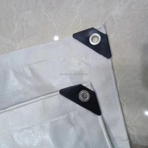 Bâche en PE imperméable et anti-UV, vente en gros d'usine, taille et couleur personnalisées <span class=keywords><strong>avec</strong></span> œillets pour couverture extérieure de jardin et de construction - Product Image 4