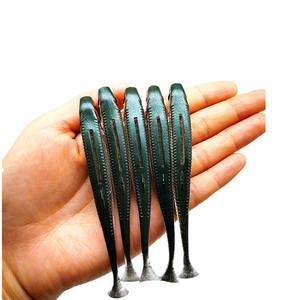 Vente en gros 5X 10cm/6.3g Kit de leurre Swim Minnows Feuille à l'intérieur des leurres de pêche <span class=keywords><strong>Minnow</strong></span> souple - Product Image 3