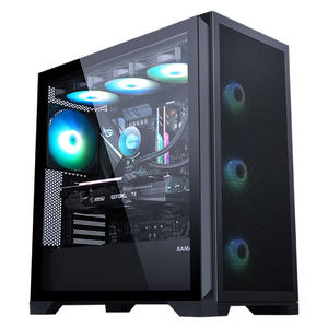 Gabinete de <span class=keywords><strong>PC</strong></span> SAMA Full Tower con Soporte Deslizante para Disco Duro, Gabinete de <span class=keywords><strong>PC</strong></span> para Juegos Full Tower con USB 3.1, Gabinetes y Torres para Computadoras de Juego - Product Image 2