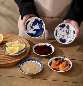 <span class=keywords><strong>Chat</strong></span> mignon Mini céramique plat de soja <span class=keywords><strong>Sauce</strong></span> vinaigre confiture plats cuisine petites assiettes d'assaisonnement vaisselle cadeaux <span class=keywords><strong>pour</strong></span> la cuisine - Product Image 5