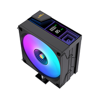 Enfriador de CPU RGB LOVINGCOOL en Oferta, Pantalla de Velocidad y Temperatura, 6 Tubos de Calor, 3/4 Pines, Cobre, Am4/5 LGA1200, Radiador de Refrigeración por Aire para Gamers