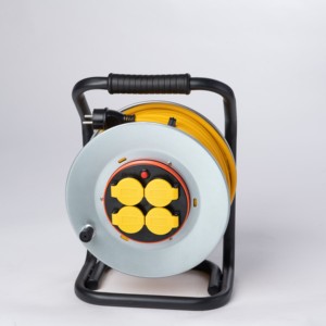 أفضل خيار: بكرة كابل كهربائي معدنية فرنسية 40م 50م مع 4 مخارج مضادة للالتواء للتخييم - Product Image 4