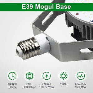 150W LED shoebox trang bị thêm Bộ dụng cụ E39 <span class=keywords><strong>Mogul</strong></span> cơ sở 5000K trang bị thêm đèn thay thế cao bay khu vực Bãi đậu xe đường phố - Product Image 2