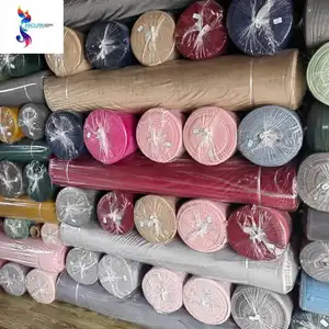 China fornecedor holland veludo liso dyed tecido lote tecido têxtil casa