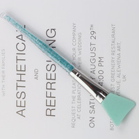 Pinceau applicateur quantité minimale de commande, 20 pièces, pinceau de maquillage écologiques, Logo imprimé personnalisé, multicolore Unique, pour le visage