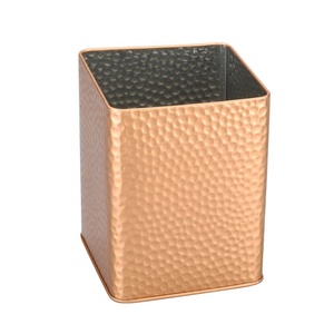 Food Grade <strong>Kitchen</strong> <strong>Storage</strong> Use Hammered Copper <strong>Tin</strong> Square Box Set Metal Pots Spice <strong>Tins</strong> - Product Image 1