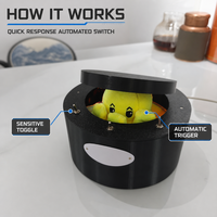 Nouveauté 2026 : Jouet anti-stress créatif en peluche pieuvre automatique pour bureau, idéal pour amis, collègues et anniversaires
