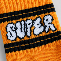 Chaussettes en bambou personnalisées en gros, chaussettes montantes avec motif graphique et inscriptio, pour hommes et femmes, couleurs vives, tricotées, style streetwear, ODM