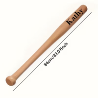 Personnalisation du texte, batte de baseball en bois gravée personnalisée, bois de hêtre naturel, adapté aux scènes sportives
