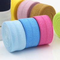 Bande élastique pliable brillante de 15 mm, ruban biais brillant pour couture, vêtements, lingerie, garniture de veste matelassée