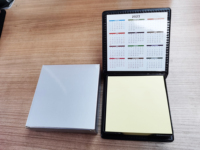 Bloc-notes individuel haut de gamme, notes autocollantes, personnalisation du logo, vente chaude