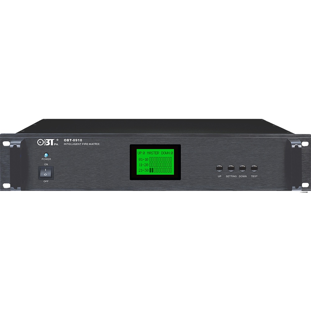 Alamat Publik Sistem PA Alarm Suara Mesjid Audio Sound Music System OBT-8910 Intelligent Fire MMatrix