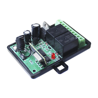 2 canaux 433MHz sans fil RF télécommande ABS matériel LED portail électrique domotique porte de garage récepteur émetteur
