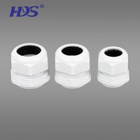 HDS haute qualité échantillon gratuit PG Type presse-étoupe en nylon en plastique PG42 50 pièces/sac