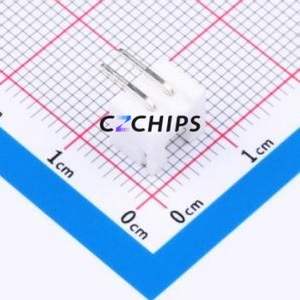 WAFER-XH2.54-2PWZ Wire-to-Board Pin Header Bent Lead Through Hole,P=2.5mm Connector 1x2P 2.5mm Right Angle Insert XH - Product Image 2