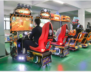 Simulador de conducción sucia de juego de carreras de barro que funciona con monedas y logotipo personalizado con efectos realistas, máquina de arcade todoterreno para zonas de juego - Product Image 2