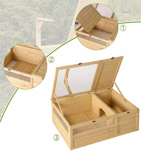 Outdoor Lockable Turtle Habitat Reptile Animal Cages Wooden <strong>Tortoise</strong> <strong>House</strong> Wholesale Pet <strong>Houses</strong> - Product Image 3