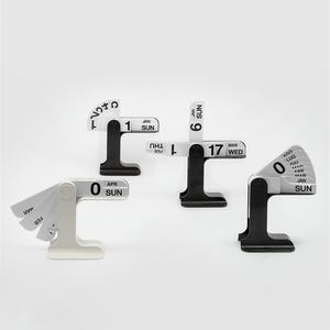 Calendrier de bureau à rabat créatif Calendrier moderne d'inspiration nordique Calendrier de papeterie de bureau - Product Image 2