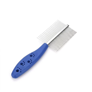 Suministros de Limpieza para Mascotas, Peine de Doble Cara de Acero Inoxidable para Perros y Gatos, Limpieza y Eliminación de Pelo - Product Image 6