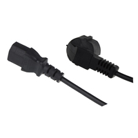 VDE CE-zertifiziertes europäisches Netzkabel 16A mit dreipoligem EU-Stecker und IEC 320 Buchse für den Haus- und Küchengebrauch.