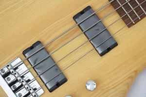 Prix d'usine chinois pas cher Elm Bass Electric Nature Spalted Electric Bass Guitar 4 String - Product Image 4