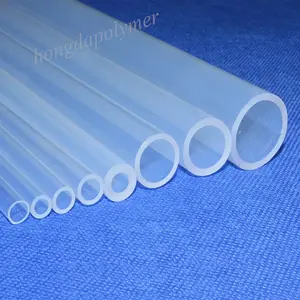 Desgaste personalizado-tubo transparente resistente do plástico PFA de F46 FEP PFA PTFE