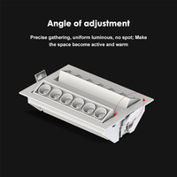 Allway Nouvelle Arrivée SKD Design Moderne Plafond Intérieur Led Spot Linéaire Plafonnier 20W 40w Led Downlight Logement