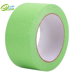 Ruban de masquage Washi vert à faible adhérence, adhésif à base d'eau, sans résidu, pour la décoration murale, la peinture par pulvérisation intérieure - Product Image 2