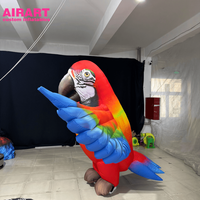 Costume d'aile d'oiseau, costume de mascotte de perroquet de haute qualité avec des ailes de plumes d'ange - Parfait pour les défilés et les fêtes