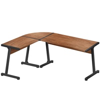 Bureau élévateur industriel en forme de L à prix compétitif OEM Mesa Gamer hauteur L bureau de jeu à domicile pour PC Gaming Setups