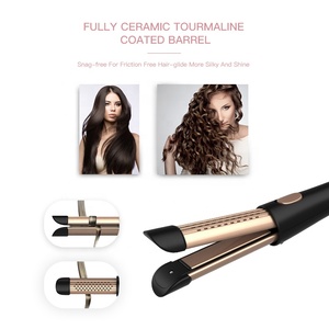 <strong>Lena</strong> Custom Cool Airflow Flat and Curling Iron Wand Curler and <strong>Straightener</strong> Ceramic Cold Air <strong>Hair</strong> Curler