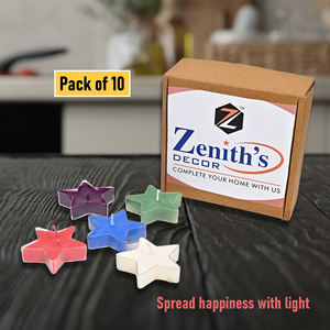 Elegante nuevo diseño de cristal Diya Daily Puja Festivales Forma de estrella de lujo Deepak Pooja Diwali Decoración Elegante nuevo diseño Diya Puja - Product Image 4