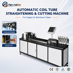 Máquina Automática para Enderezar y Cortar Tubos de Cobre con Alimentación por Bobina para una Línea de Producción de Longitud Fija Precisa - Product Image 1