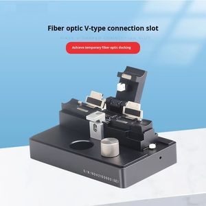 Đường kính lõi lớn NS-398 quang v-groove kiểm tra aligner 60um-400um Trần Kết nối <span class=keywords><strong>Coupler</strong></span> cho ngoài trời FTTH 3G IP GSM mạng - Product Image 5